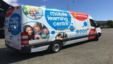 Rural schools benefit from mobile learning centre