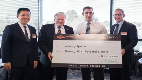 University of Waikato student wins $25,000 cyber security scholarship