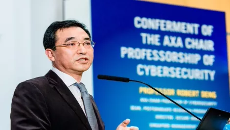 SMU professor receives prestigious AXA Chair Professorship of Cybersecurity