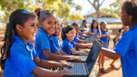 DXC Technology donates laptops to NT primary schools